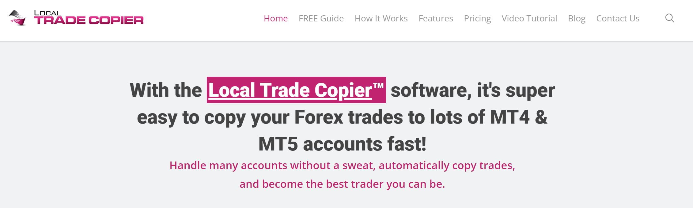 MetaTrader Trade Copier
