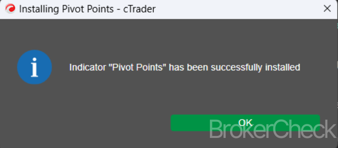 Custom Indicator Setup cTrader