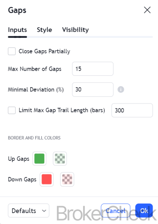 Gaps Setup