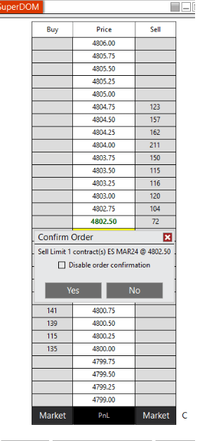 NinjaTrader Order Types