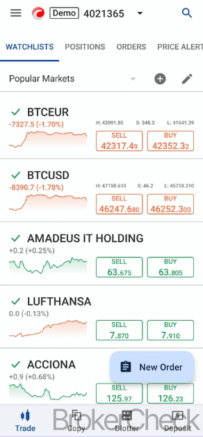 cTrader Mobile App